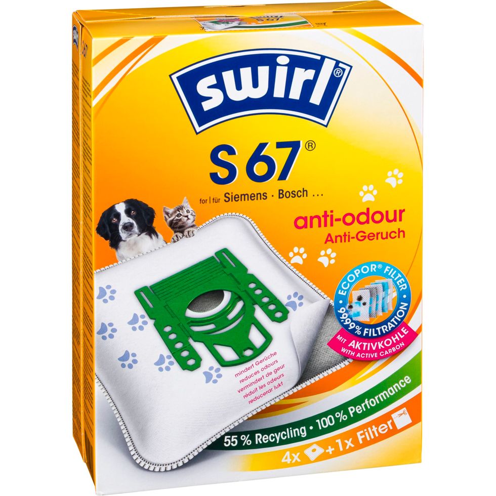 MELITTA SWIRL Putekļu sūcēju maisiņi Swirl