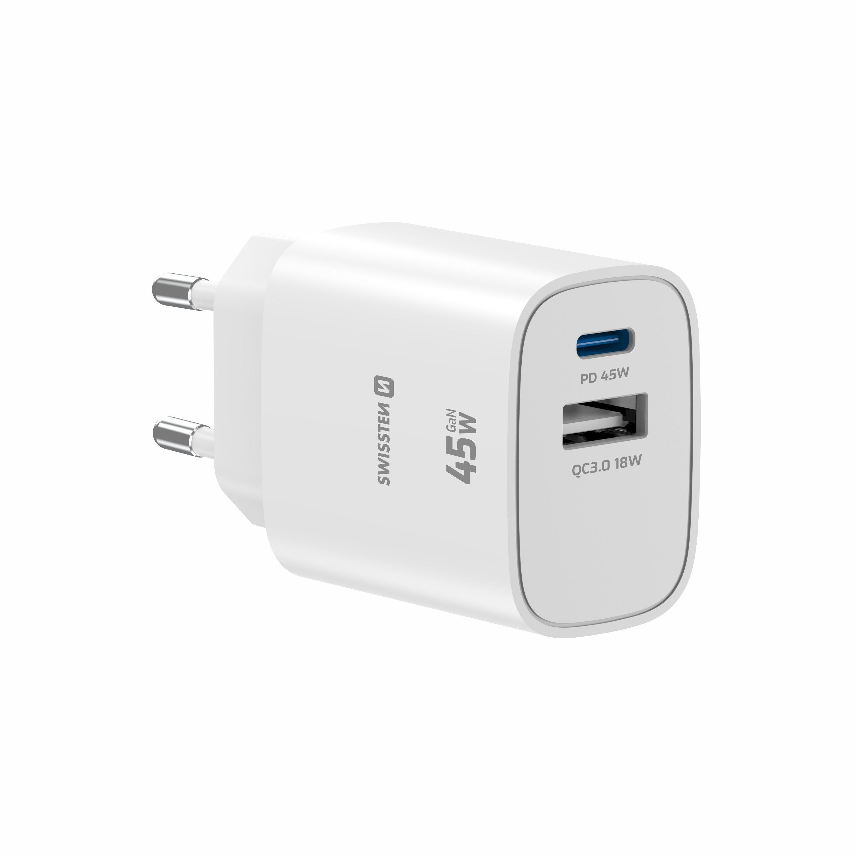 Swissten Edge GaN 1x USB-A 1x