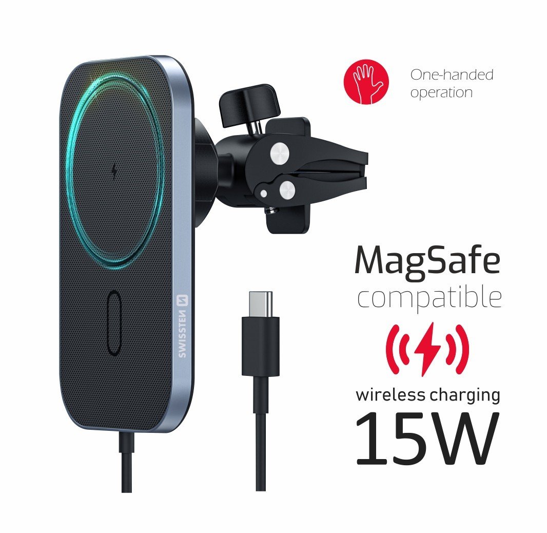 Swissten Magsafe Air Vent Turētājs Gaisa