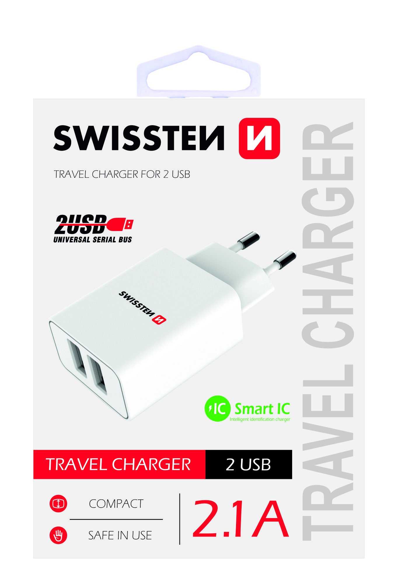 Swissten 2x USB-A 2.1 A