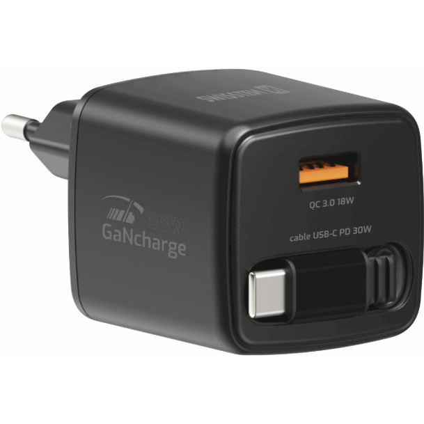 Swissten SlideCHARGE GaN  sieciowy 1 USB-A