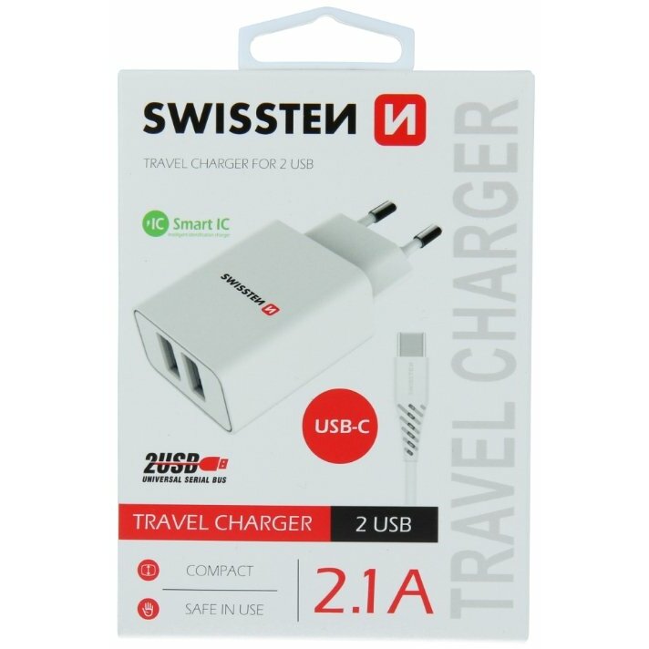Swissten 2x USB-A 2.1 A