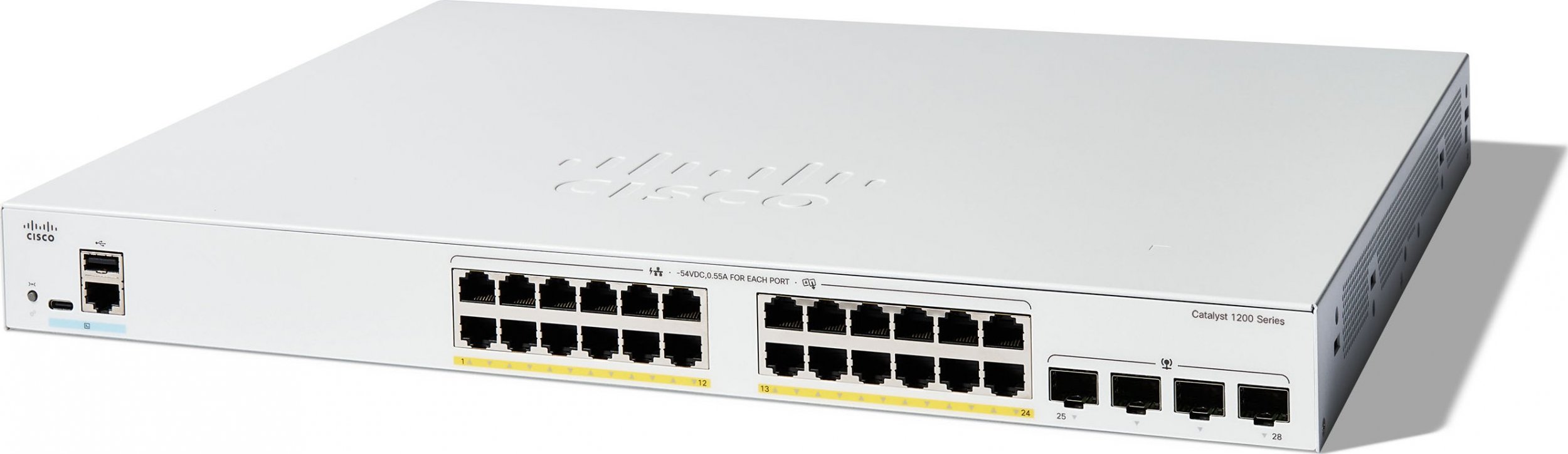 Switch Cisco Catalyst 1200 (C1200-24FP-4G) |