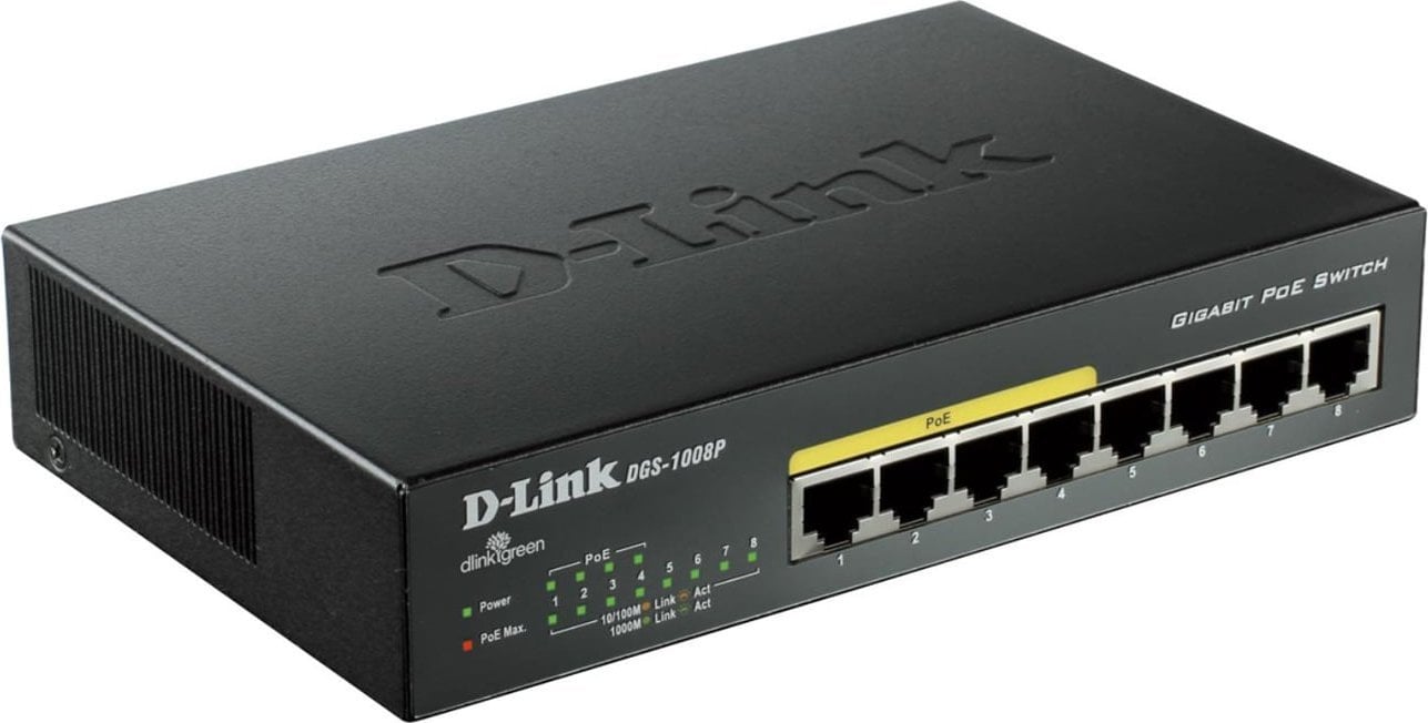 Switch D-Link DGS-1008P/E | DGS-1008P/E |
