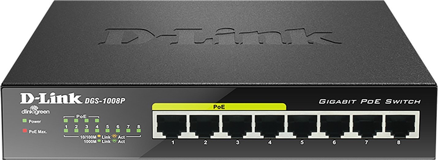 Switch D-Link DGS-1008P | DGS1008P |