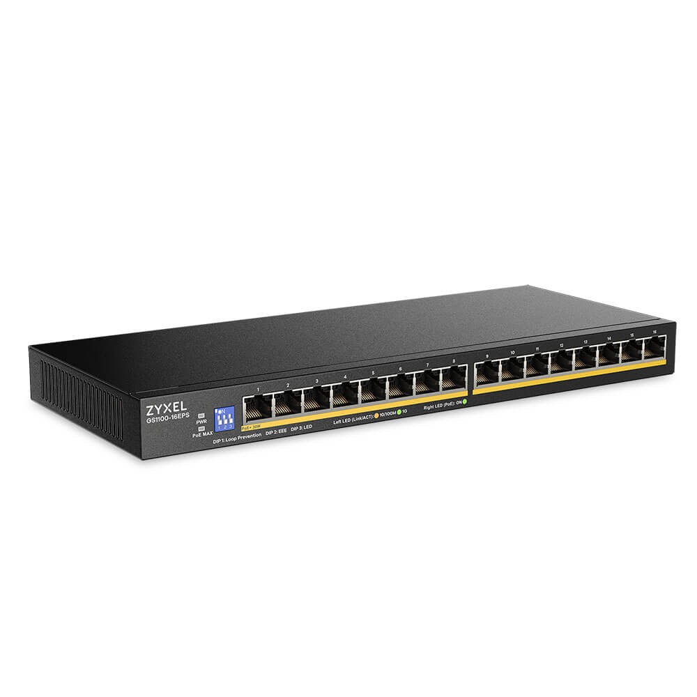 Switch ZyXEL GS1100-16EPS (GS1100-16EPS-EU0101F) | GS1100-16EPS-EU0101F