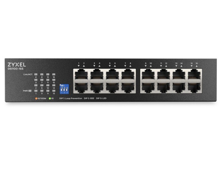 Switch ZyXEL GS1100-16S (GS1100-16S-EU0101F) | GS1100-16S-EU0101F