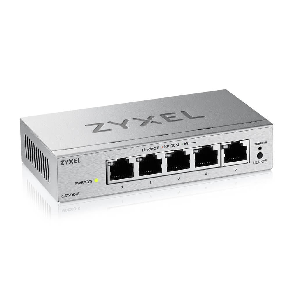 Zyxel GS1200-5V3 Managed L2 Gigabit Ethernet