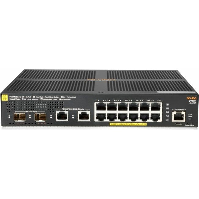 Switch HP Aruba 2930F 12G PoE+