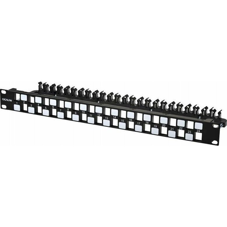 Switch Lanview 24-ports UTP Cat6a patch