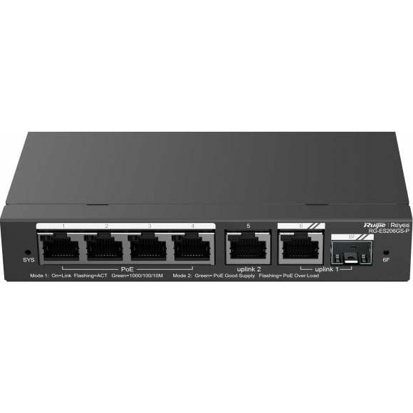 Switch Reyee RG-ES206GS-P | RG-ES206GS-P |