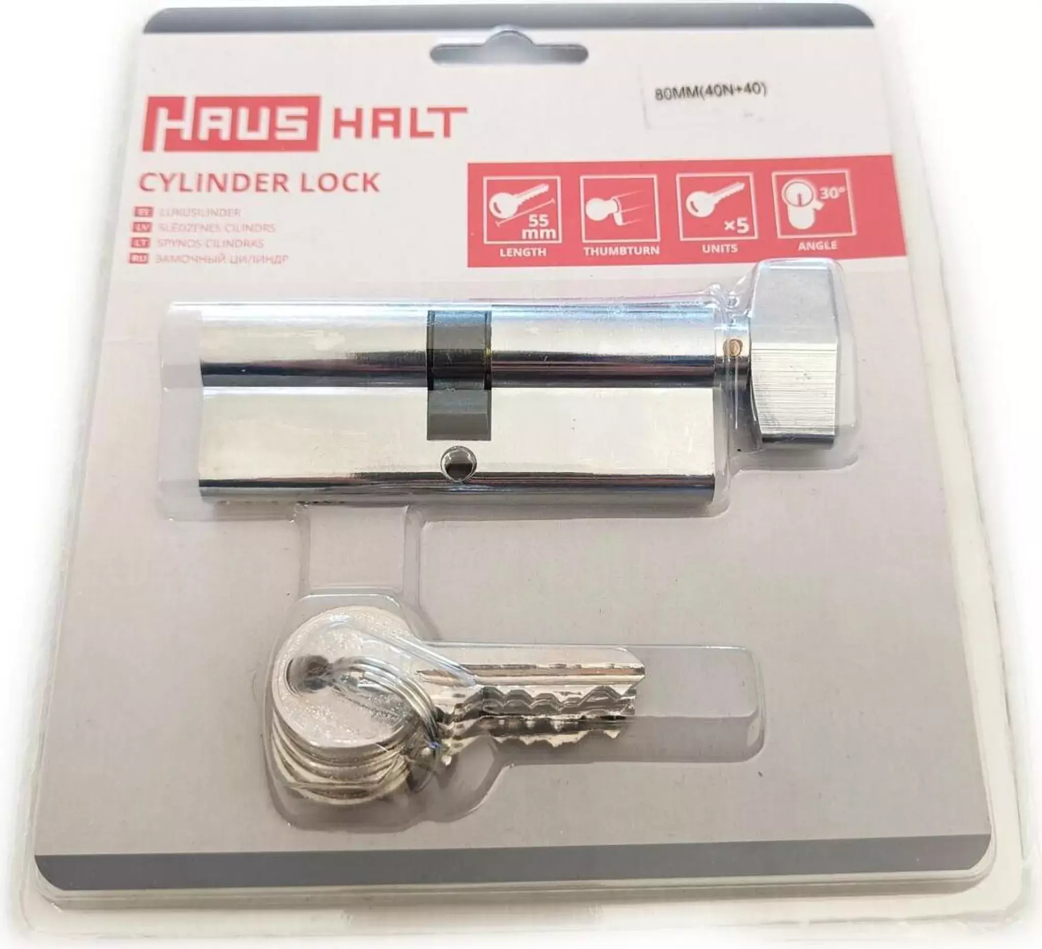 Synology CYLINDER LOCK W KNOB 80MM