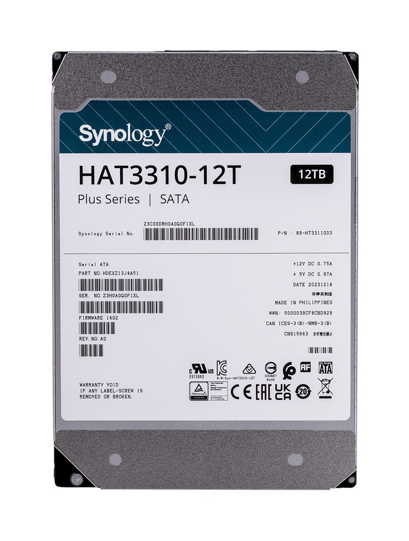 Synology HAT3310-12T internal hard drive 3