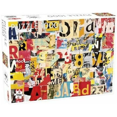 Tactic Puzzle 1000 Poster Collage Pattern