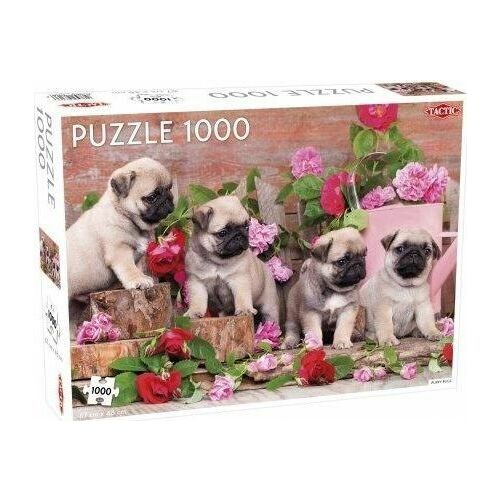 Tactic Puzzle 1000 Puppy Pugs |