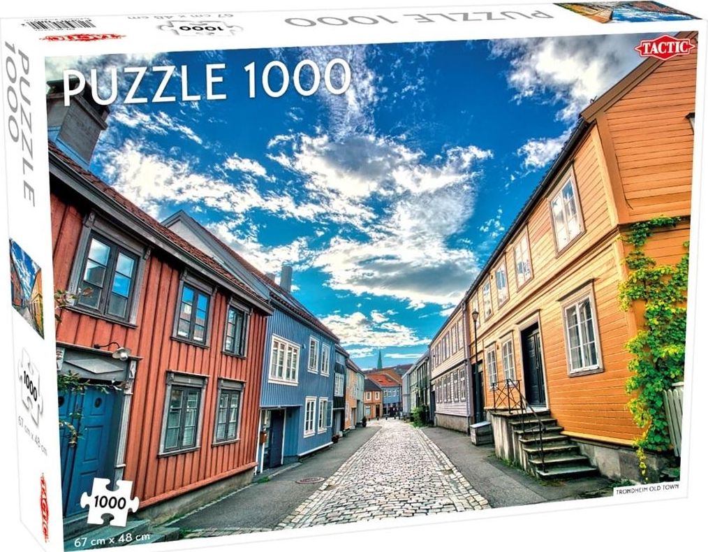Tactic Puzzle 1000 Trondheim Old Town