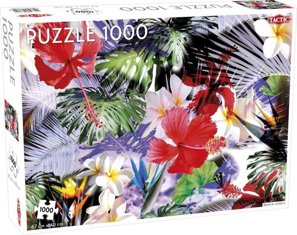Tactic Puzzle 1000 Tropical Florals Lover`s
