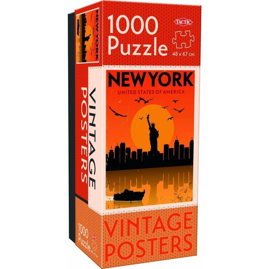 Tactic Puzzle 1000 Vintage Cities New