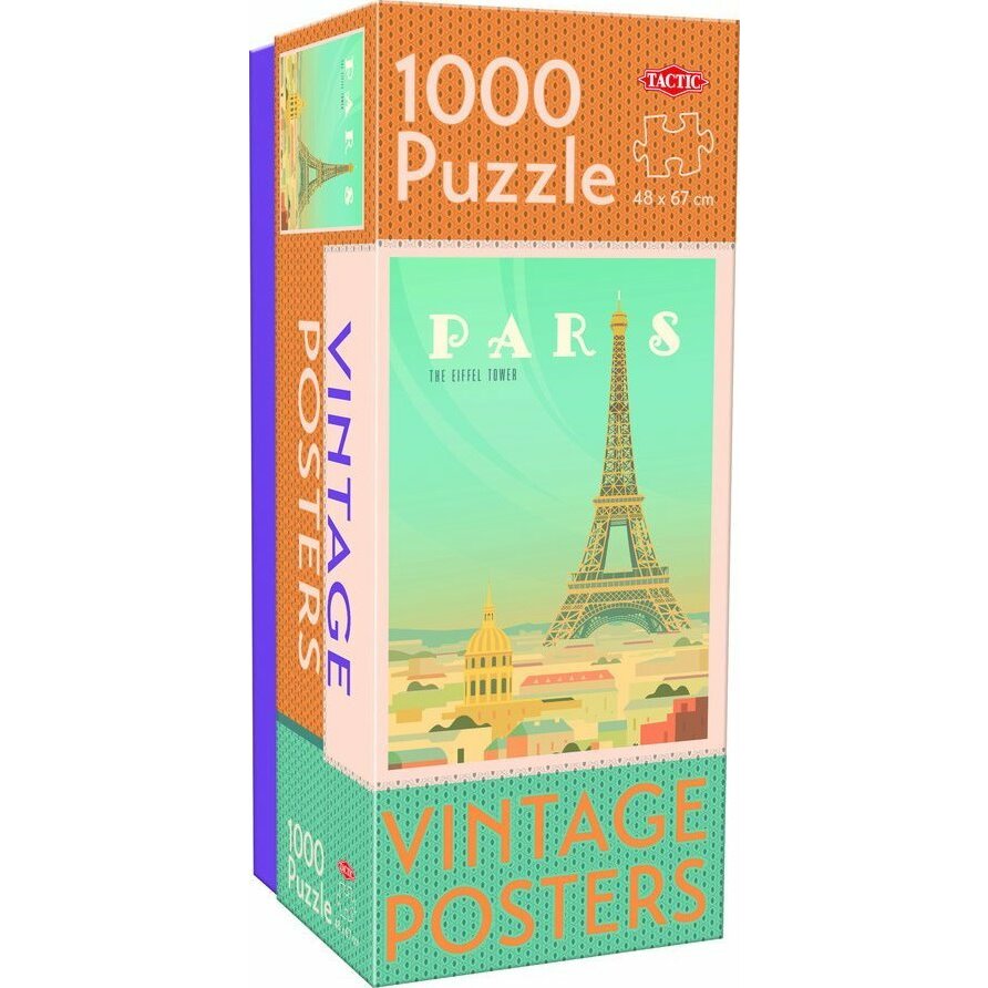 Tactic Puzzle 1000 Vintage Cities Paris