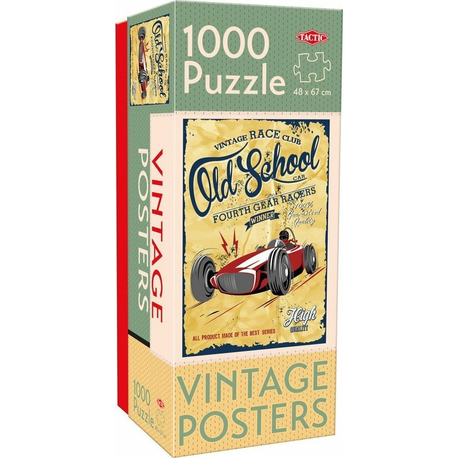 Tactic Puzzle 1000 Vintage Old School