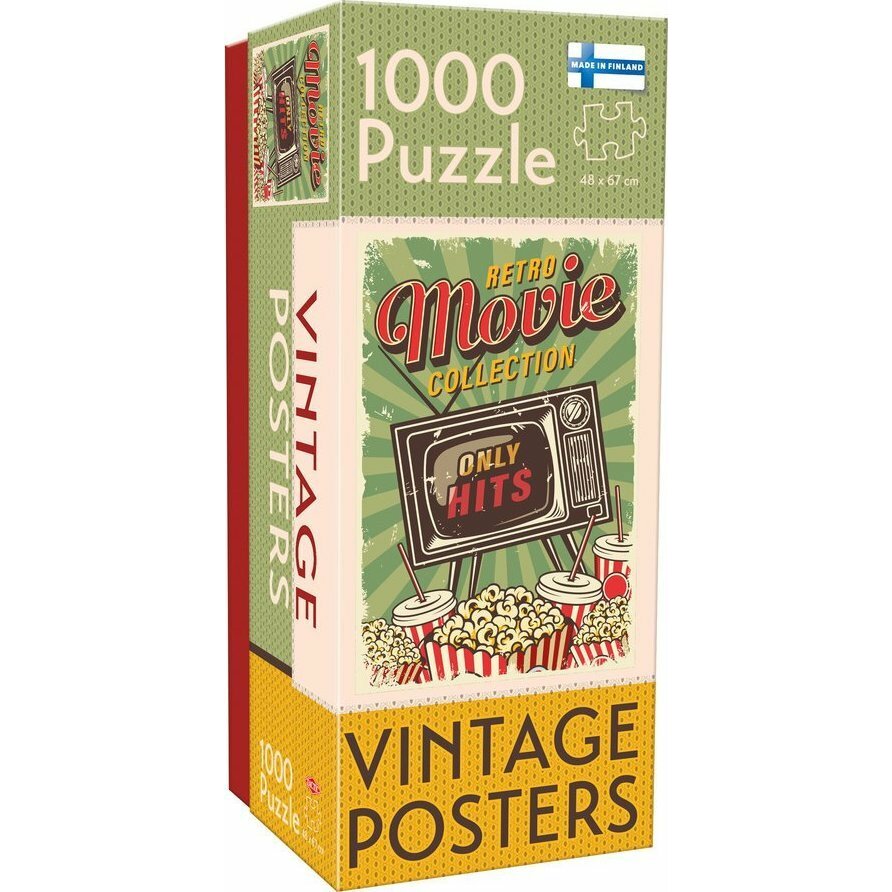 Tactic Puzzle 1000 Vintage Retro Movie