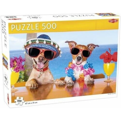Tactic Puzzle 500 Animals: Holiday Hounds