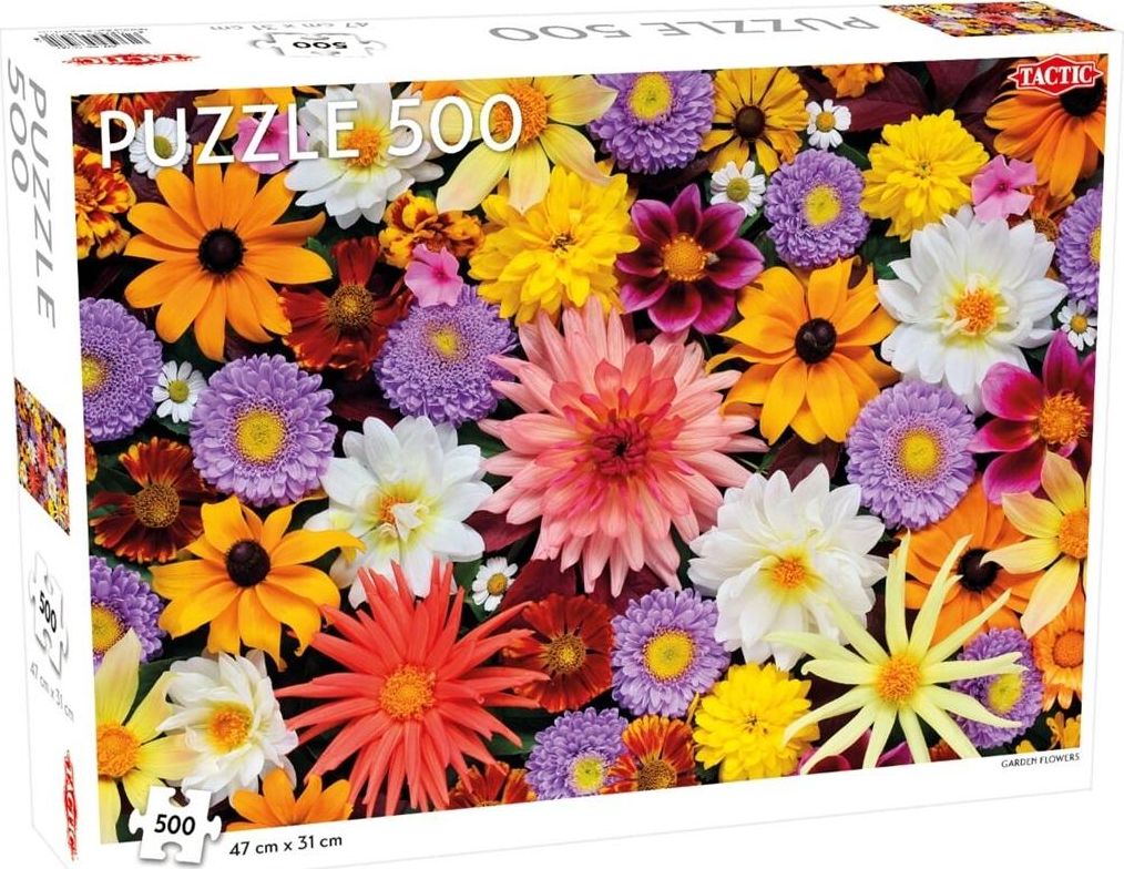 Tactic Puzzle 500 Garden Flowers |
