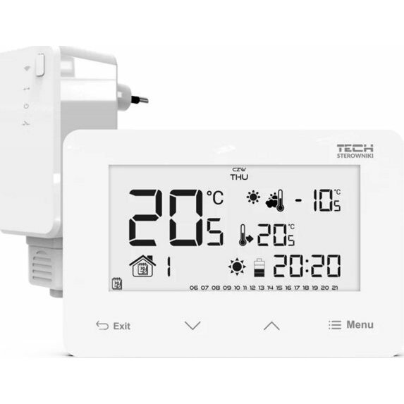 Tech  regulator pokojowy ST293V2 dwustanowy (panel
