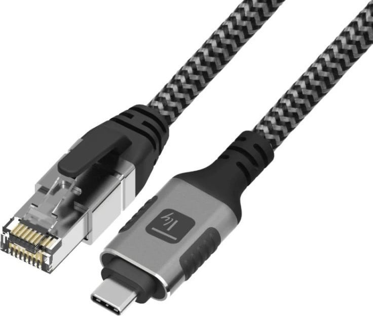 Techly Kabel sieciowy USB-CRJ45 Gigabit Ethernet