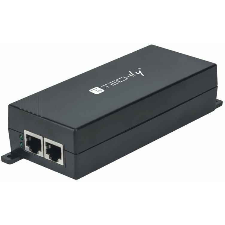 Techly Zasilacz PoE+ Gigabit, 1x RJ45