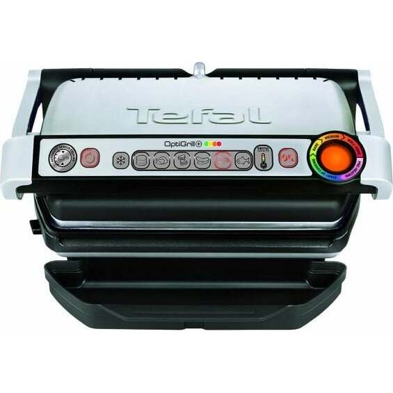 TEFAL Grils OptiGrill+ ,2000 W, tērauda