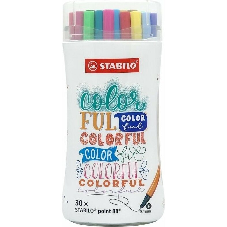 Teka Cienkopis  88 Colorful 30  STABILO