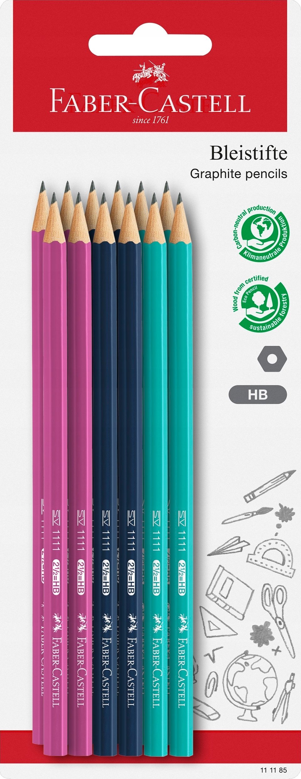 Teka Ołówek 1111/HB FABER CASTELL |