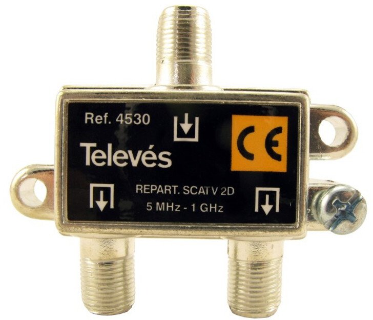 Televes  2-way 5-1000MHz "F" 4dB