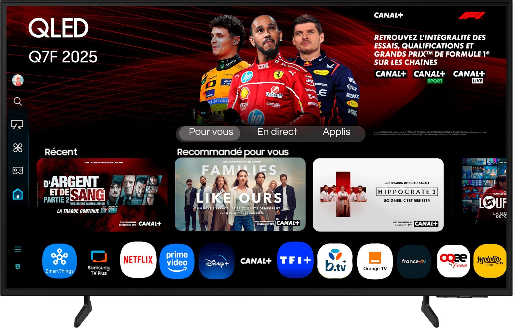 Telewizor Samsung TQ55Q7FAAUXXC QLED 55`` 4K