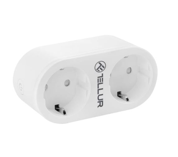 Tellur WiFi AC Dual Plug, Energy