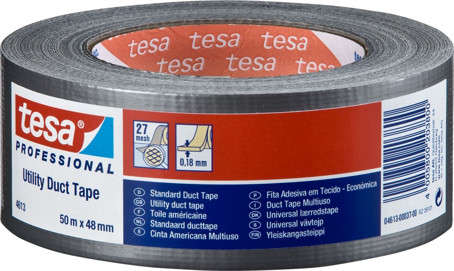 Tesa naprawcza duct tape 50m:50mm, (h0461347)