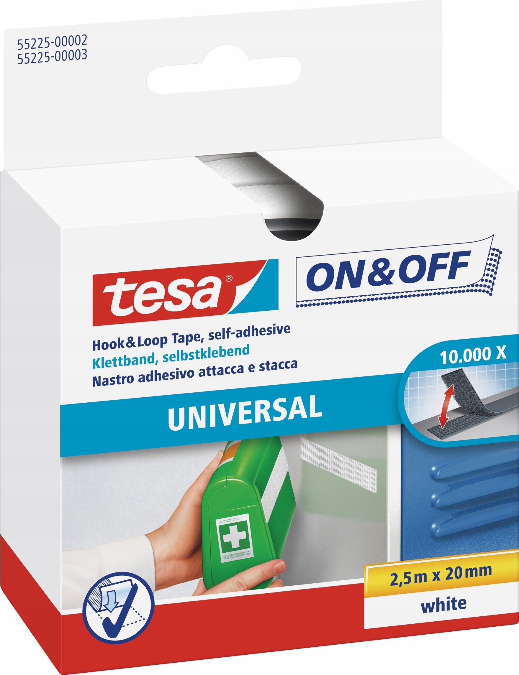 Tesa Tesa Hook&Loop Tape 2,5m