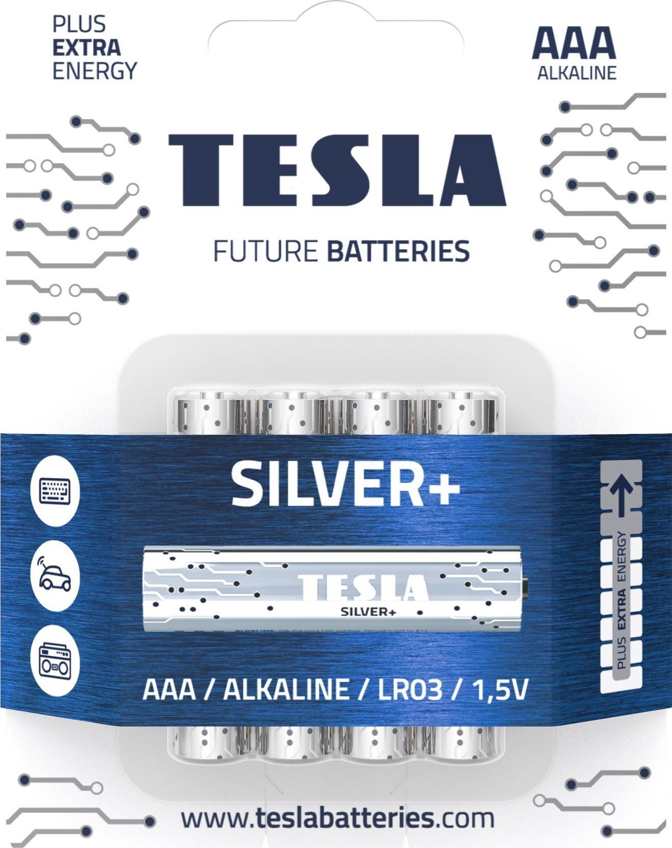 Tesla TESLA SILVER Alkaline  AAA (LR03