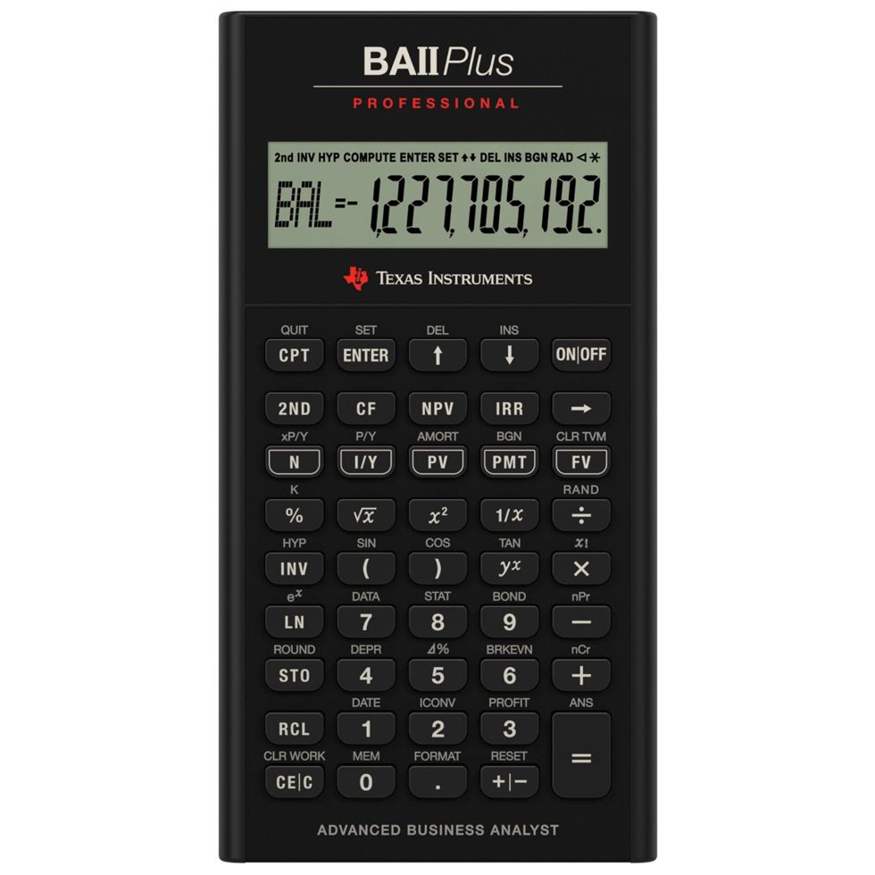 Texas Instruments BA II Plus Professional