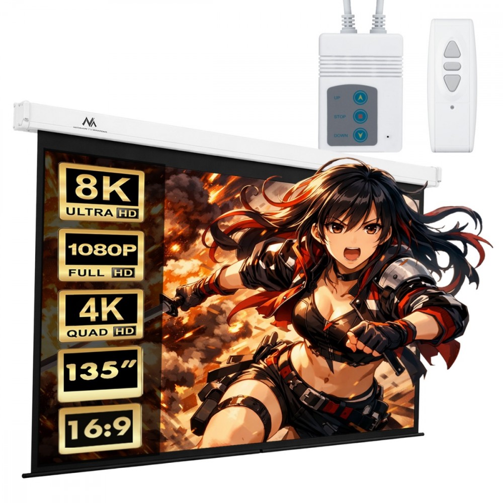Maclean The projection screen 135 inch
