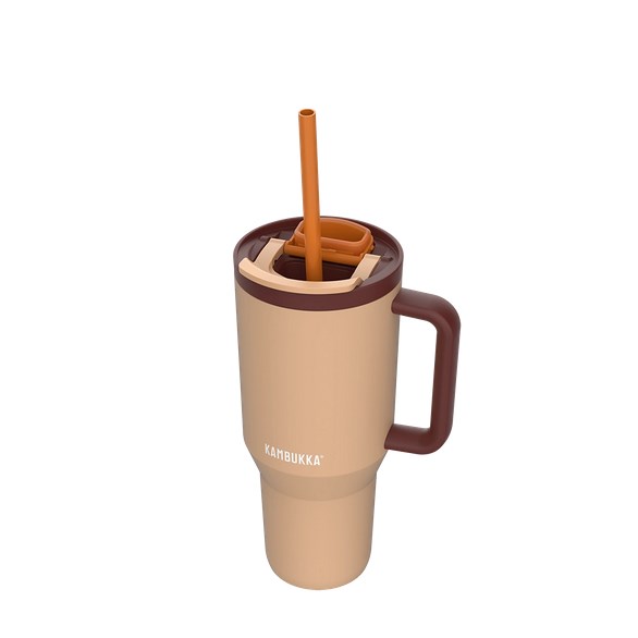Thermal mug with telescopic straw Kambukka