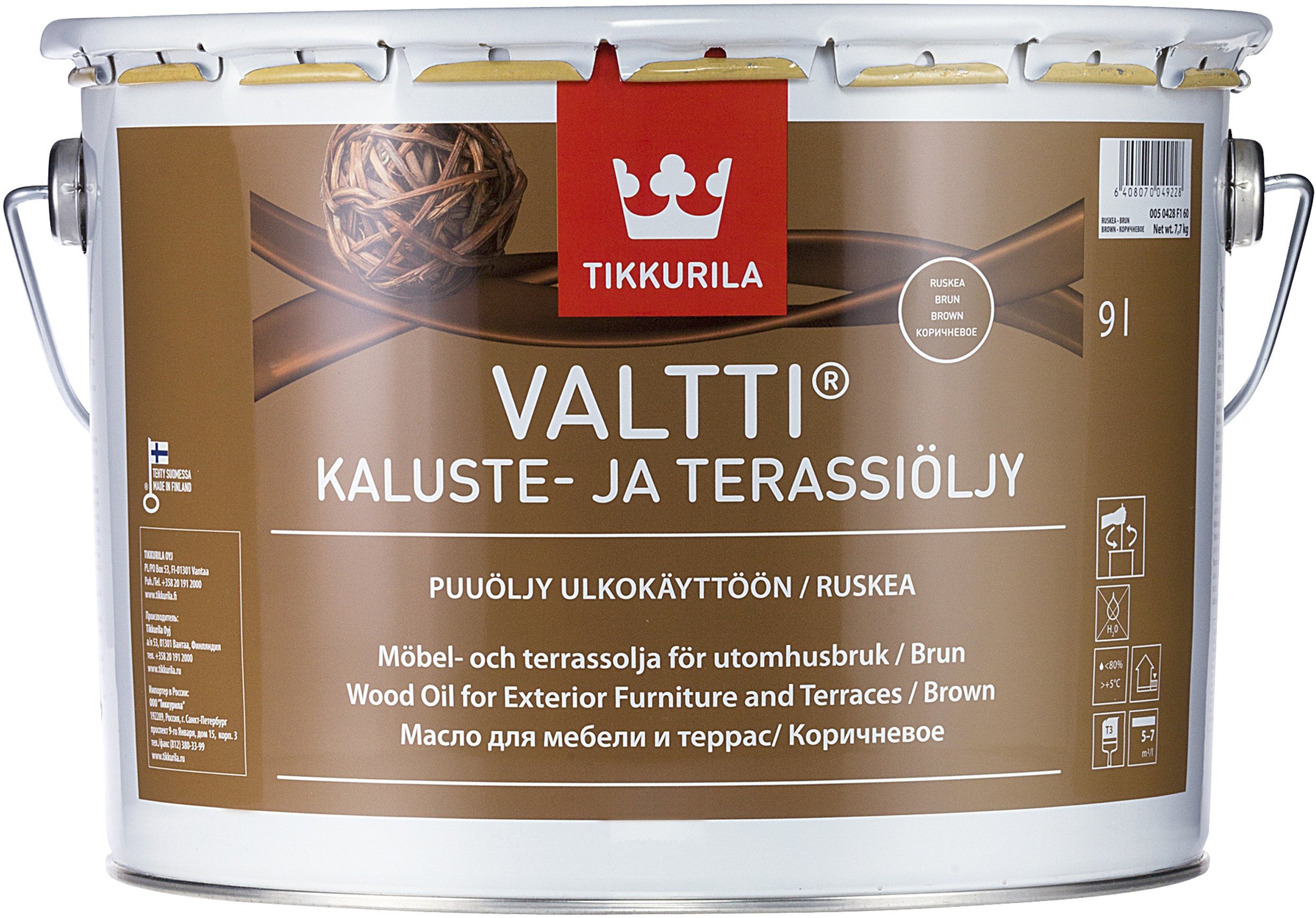 Tikkurila FURNITURE OIL VALTTI 9,0L