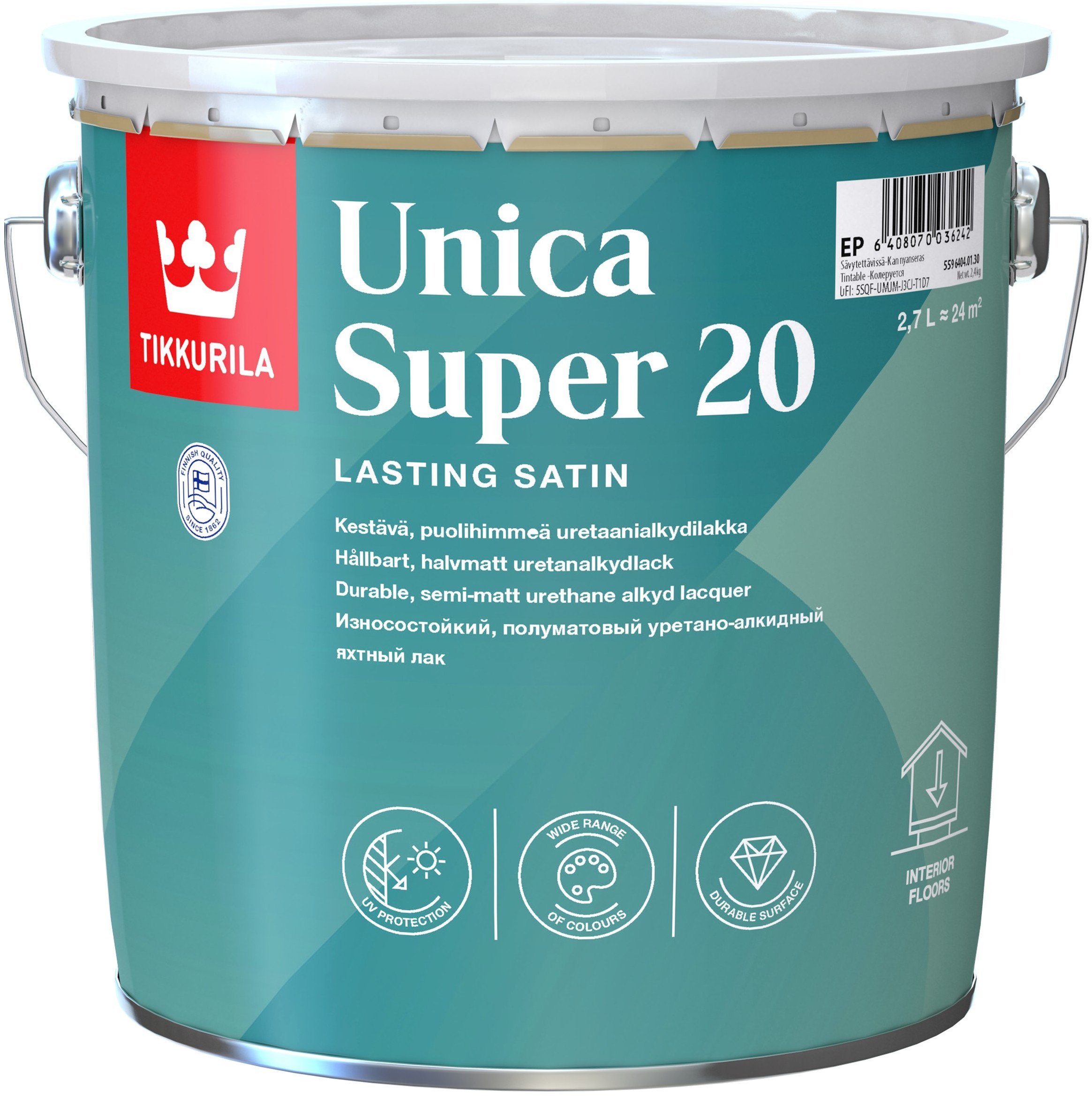 Tikkurila LACQ UN ICA SUP S-GL