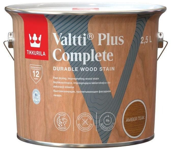 Tikkurila VALTTI PLUS COMPLETE AMBER TEAK