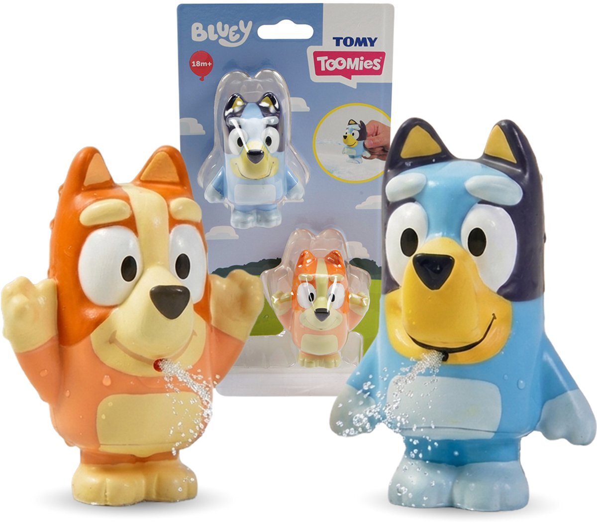 Tomy Toomies Bluey Bath Squirters 2-Pack