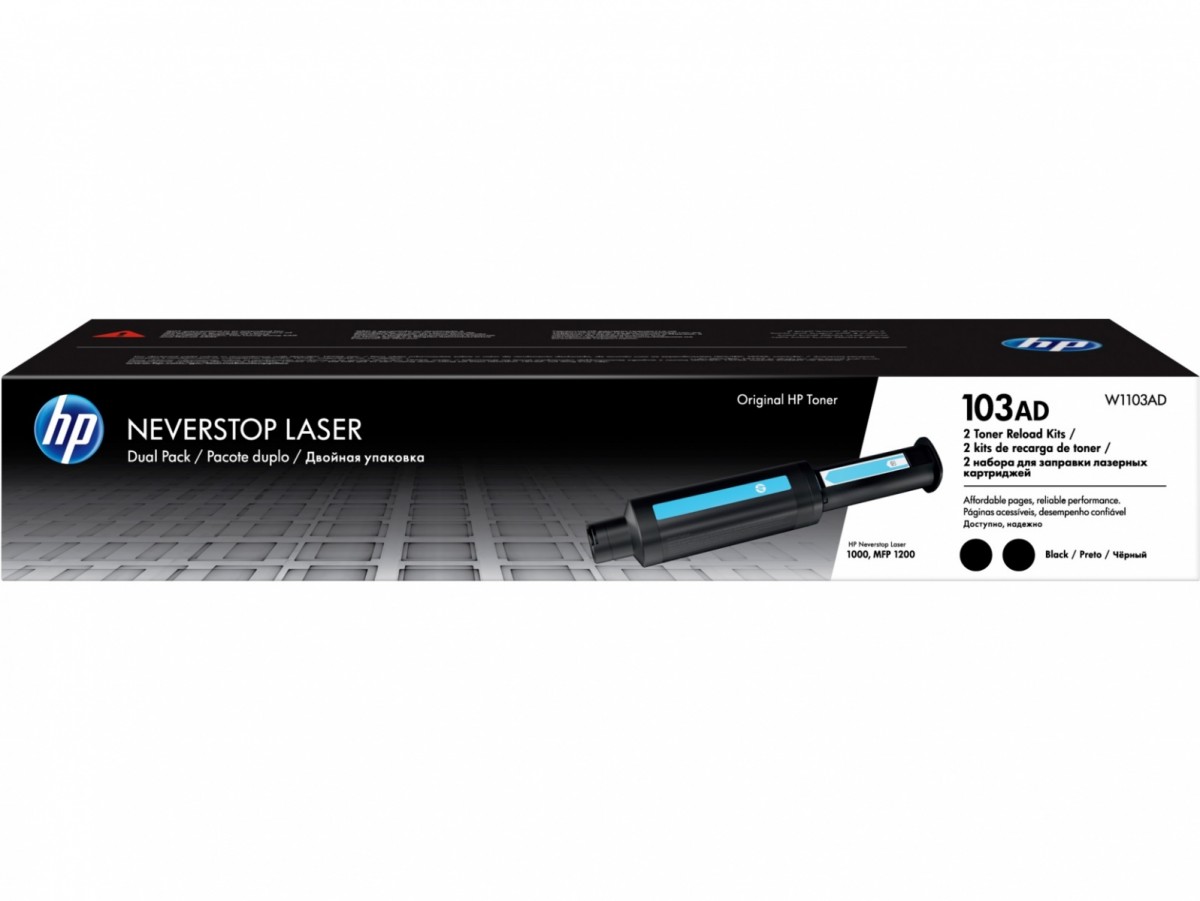 HP Inc. Toner 103AD Neverstop 2-pack