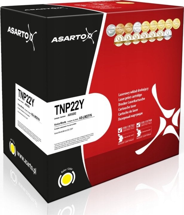 Toner Asarto Toner do Konica-Minolta TNP22Y