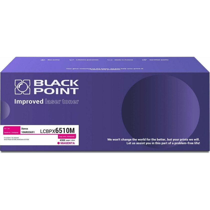 Toner Black  BLACK POINT LCBPX6510M zamiennik