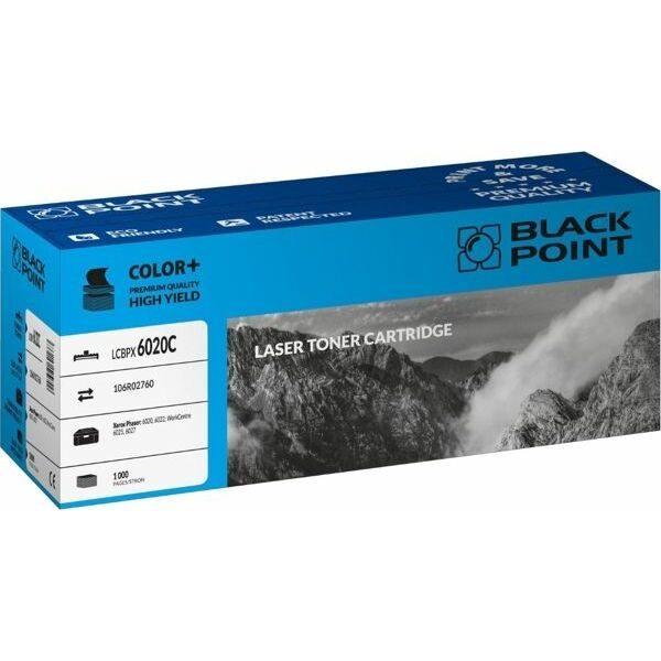 BLACK POINT Toner Black LCBPX6020C Cyan